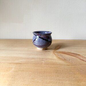 Whitefish Pottery 2015 Mini Bowl | Purple Glaze | Montana Studio Art